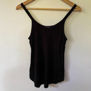 REVOLVE David Lerner Tank Top Women's Size XS Black Ribbed Strappy Minimalist